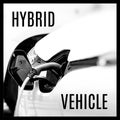 Hybrid Car. Vehicle clean Energy. Start Engine. Royalty Free Stock Photo