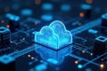 Hybrid Cloud Centric Data Center Networks Royalty Free Stock Photo