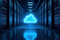 Hybrid Cloud-Centric Modern Data Center Networking Royalty Free Stock Photo