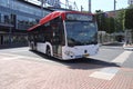 Hybrid EBS bus on line 455 to Delft leaves from