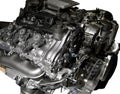 Hybrid car engine Royalty Free Stock Photo