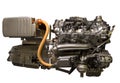 Hybrid car engine from s-class mercedes