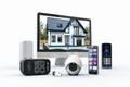 Hybrid security systems facilitate protection through remote administration, utilizing electronic data for comprehensive watchfuln