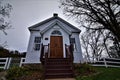 Hyde chapel historic entrance doors in wisconsin