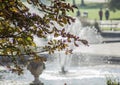 Hyde Park - colours of London, a fountain. Royalty Free Stock Photo