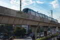 HYDERABAD METRO RAIL, TELANGANA, INDIA Royalty Free Stock Photo