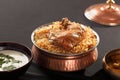 Hyderabadi Biryani - A Popular Chicken or Mutton based Biryani Royalty Free Stock Photo