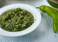 Hyderabadi Coriander Chutney