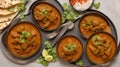 Hyderabadi Mutton Paya dish. Ai Generated Royalty Free Stock Photo