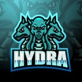 Hydra mascot esport logo design