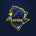 Hydra esport logo Royalty Free Stock Photo