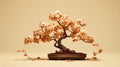 Hydrangea Bonsai Tree In 3d - High-quality Hd Desktop Wallpaper