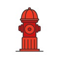 Hydrant color icon