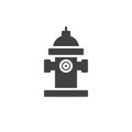 Hydrant icon vector