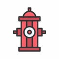 Hydrant icon vector image.