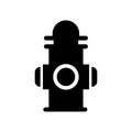 Hydrant icon vector isolated on white background, Hydrant sign Royalty Free Stock Photo