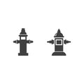 Hydrant vector icon illustration design