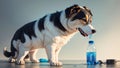 Hydrate Your Hound.AI Generated