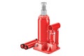Hydraulic Bottle Jack, 3D rendering Royalty Free Stock Photo