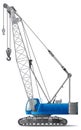 Hydraulic Crawler Crane Royalty Free Stock Photo