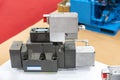 Hydraulic electric solenoid valve for control flow or direction fluid hydraulic oil into hydraulic cylinder or motor