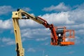 hydraulic lift high elevation work concept outdoor work machine