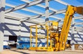 Hydraulic mobile construction platform Royalty Free Stock Photo