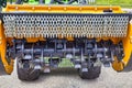 Hydraulic mulcher with fixed hammers