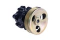 Hydraulic power steering pump on a white background engine parts Royalty Free Stock Photo