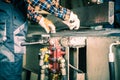 Hydraulic Press Operator Royalty Free Stock Photo