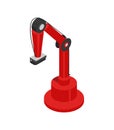 Hydraulic Robot Using in Factories Colorful Card