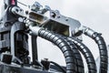 Hydraulics and fuel system tractor Royalty Free Stock Photo