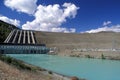 Hydro Dam, New Zealand. Royalty Free Stock Photo