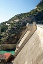 Hydro-Electric Dam in Andalusia Royalty Free Stock Photo