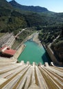 Hydro-Electric Dam in Andalusia Royalty Free Stock Photo