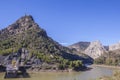 Hydro-electric power plant and dam, Chorro Gorge Royalty Free Stock Photo