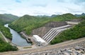 Hydro Power Electric Dam in Thailand.