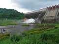Hydro power plant khun dan prakarnchon fountain waterworks