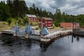 Hydro power plant in Werla. Finland