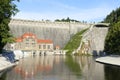 Hydro powerhouse Royalty Free Stock Photo