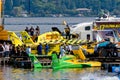 Hydro Race Pits Seafair Royalty Free Stock Photo