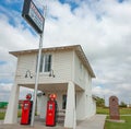 Lucille`s Service Station, a classic and historic gas station along Route 66 near Hydro Royalty Free Stock Photo