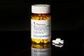 Hydrocodone/APAP Acetaminophen Prescription Bottle Royalty Free Stock Photo