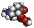 Hydrocodone narcotic analgesic drug molecule. Also used as cough medicine