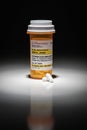 Hydrocodone Pills and Prescription Bottle with Non Proprietary Label