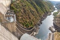 Hydroelectric dam of Castelo de Bode. Portugal