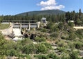 JC Boyle Dam on the Klamath River Royalty Free Stock Photo