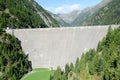 The hydroelectric dam of Sambuco on maggia valley Royalty Free Stock Photo