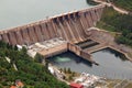 Hydroelectric power plant on Drina river Royalty Free Stock Photo