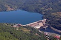 Hydroelectric power plant on Drina River Royalty Free Stock Photo